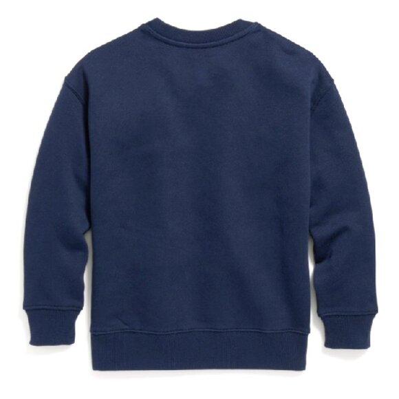 💥3/$15💥NWT - Old Navy Unisex Crew-Neck Sweatshirt for Kids, Navy -  XL (14-16) - Picture 1 of 7